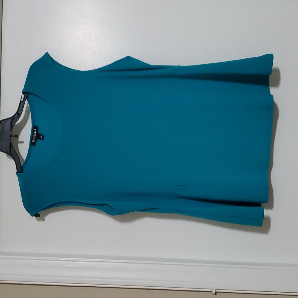 Teal business tank top